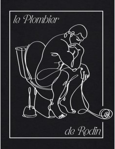 RODIN t-shirt unisexe 2