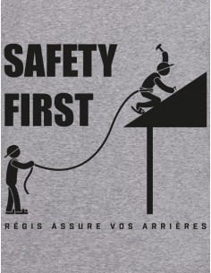 SAFETY FIRST hoodie unisexe 2