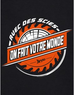 AVEC DES SCIES veste unisexe 2