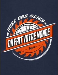 AVEC DES SCIES hoodie unisexe 2