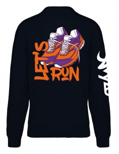 LET'S RUN sweat unisexe