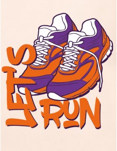 LET'S RUN t-shirt unisexe 2