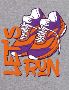 LET'S RUN hoodie unisexe 2