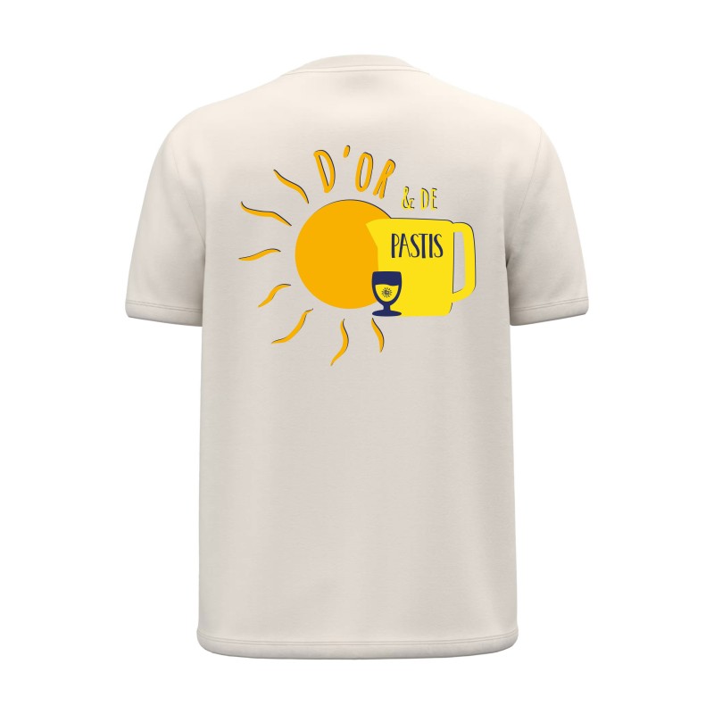 T-shirt D'OR ET DE PASTIS | Avyzo, Le sud à porter
