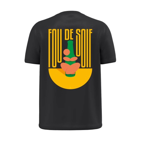 T-shirt FOU DE SOIF bière | Avyzo, Le sud à porter